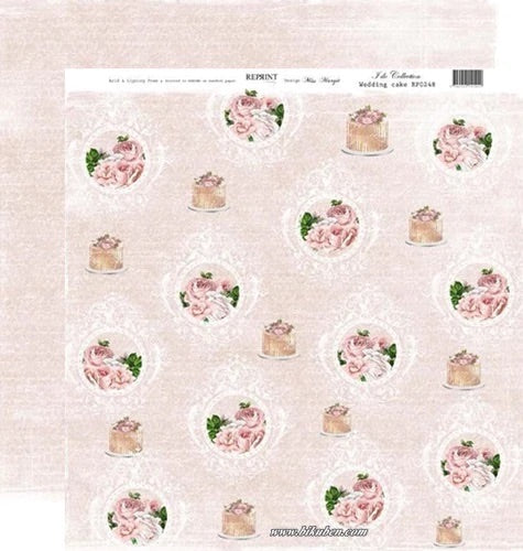 Mønsterark - i do Collection - Wedding cake  12x12´ rp0248