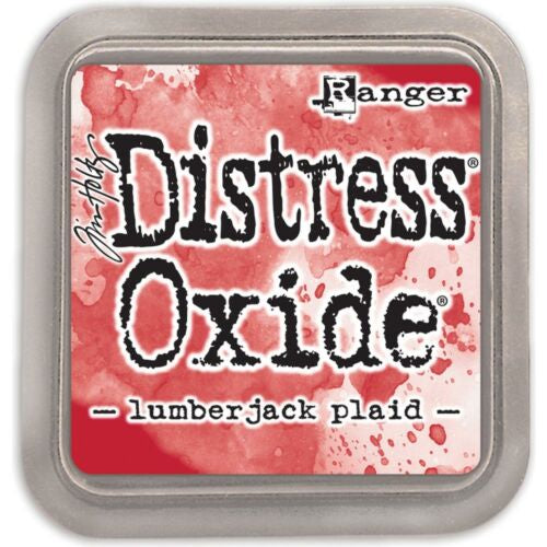 Distress oxide stempelpute - Lumberjack plaid