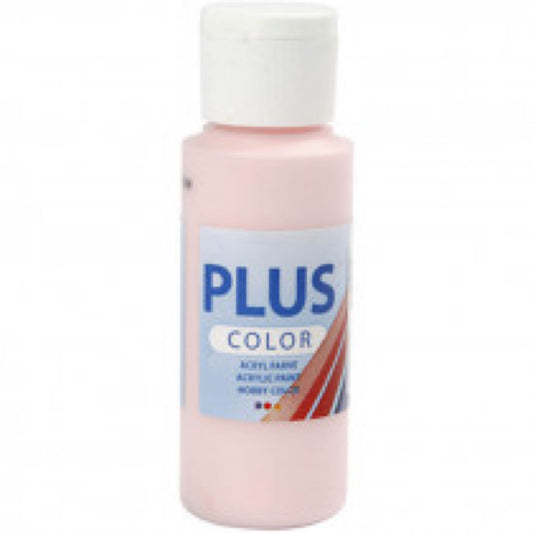 Plus Color hobbymaling - Myk rosa, 60ml