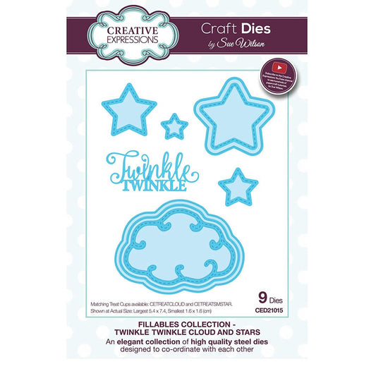 Creative expressions - twinkle twinkle Cloud and stars