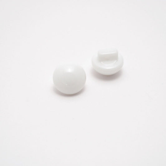 Knapp - hvit 10mm