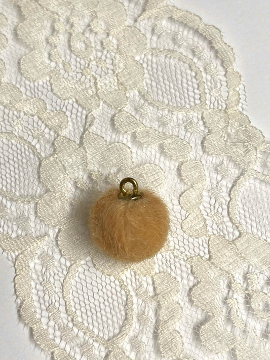 Pom pom, mini, med fuskepels, MANGE FARGER Å VELGE I😍