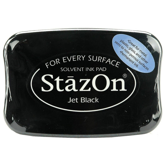 StazOn solvent ink pad, jet black
