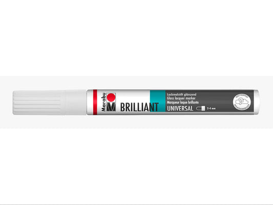 Marabu Brilliant Painter 2-4mm – 070 Hvit