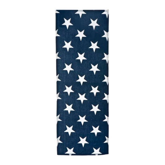 Bordløper blå med hvite stjerner 35x100cm