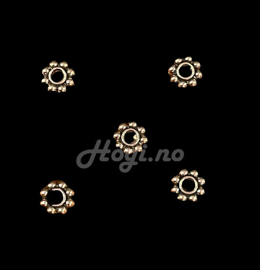 Charms til bunad ring / sølje, 5 stk pr pk. Flere farger å velge i.