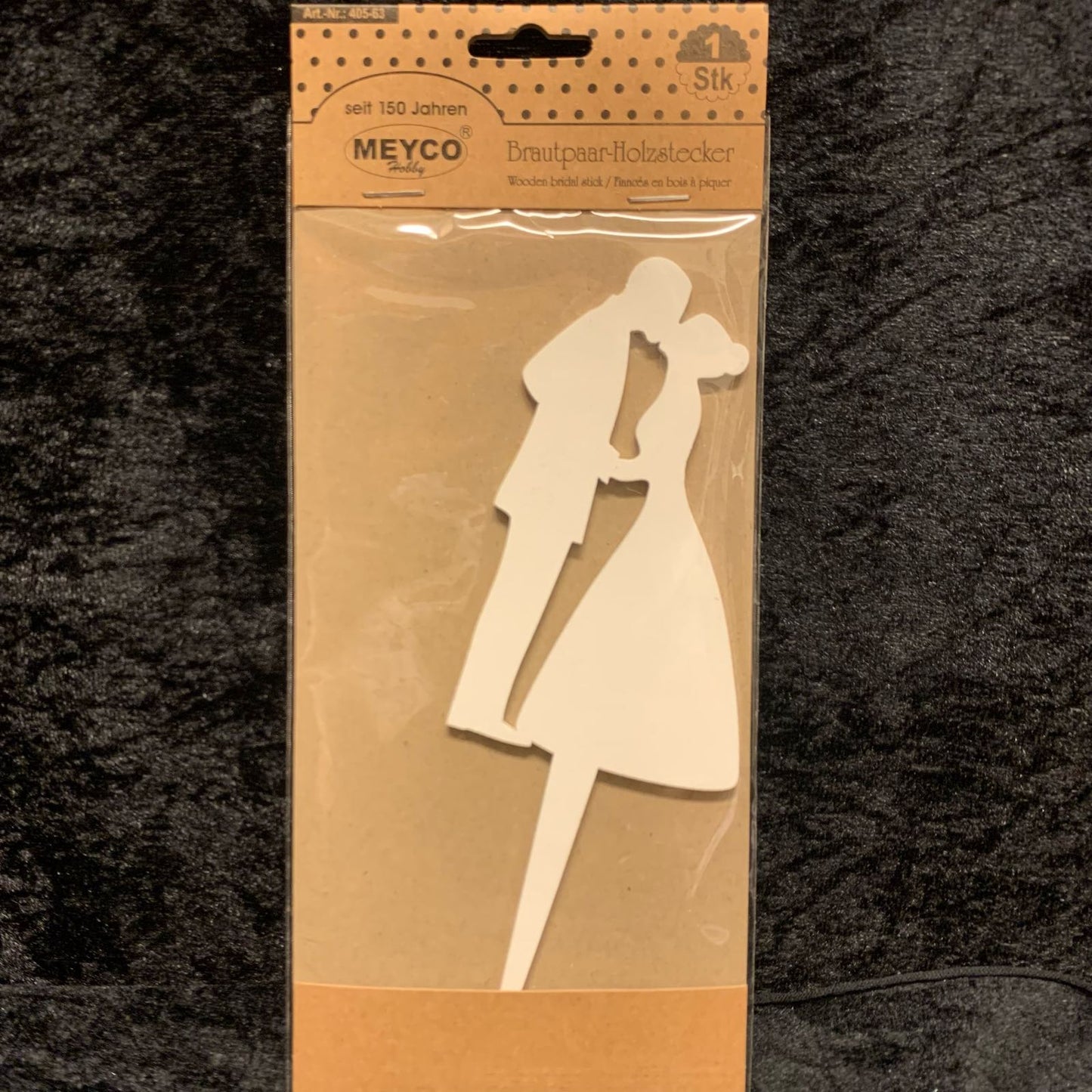 Meyco kake brudepar 2D hvit