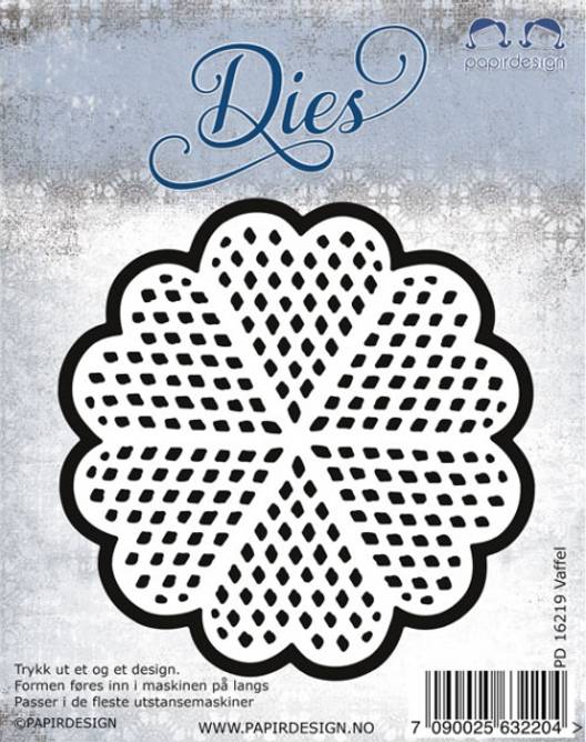 Papirdesign dies - Vaffel