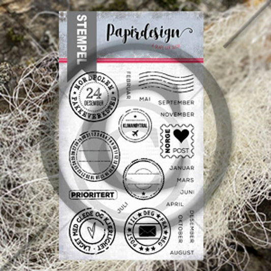 Papirdesign stempel - Poststempel