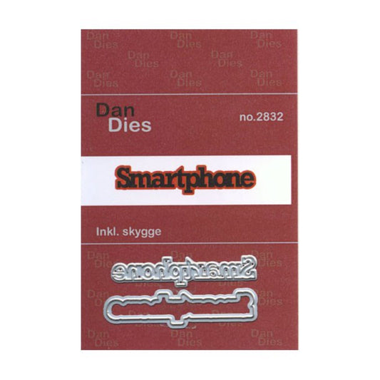Dan Dies - smartphone (tekst) med skygge