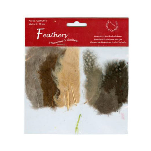Fjær Mix brun